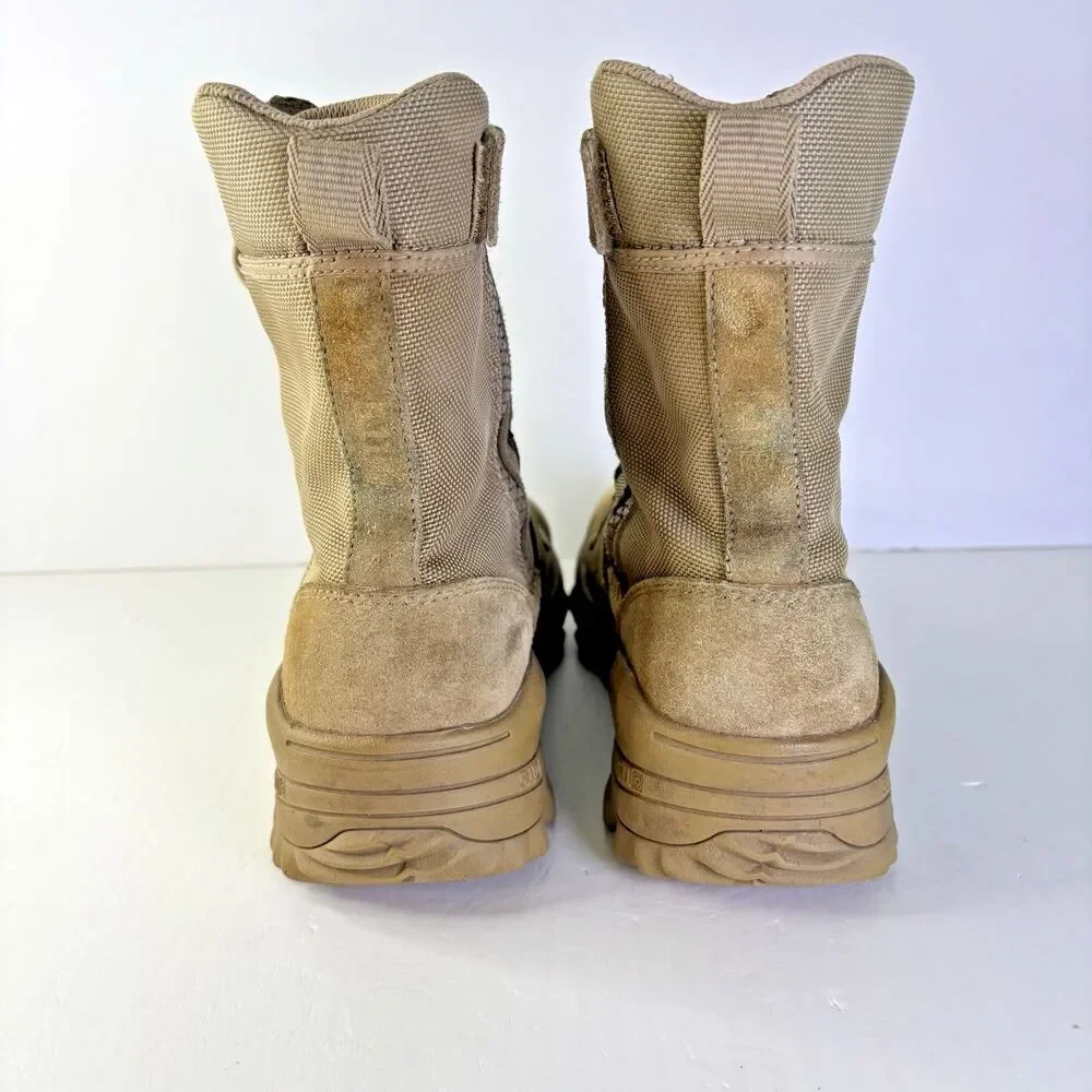 5.11 Tactical Tan Army Boots Men's Size 8.5 US 42 EU Speed 3.0 Desert 120 Coyote